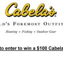 Win a Cabela’s $100 gift card