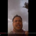 Fake Weather Reporter Almost Struck By Lightning