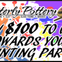 Win $100 Painterly Pottery Painting Party